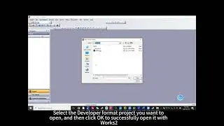 How to use Works2 to open the program created by Developer