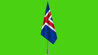Desk Flag Iceland - 4k Iceland Flag