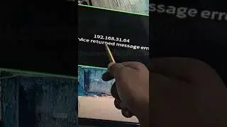 Service returned message error 😑 #cctv #hikvision #dahua #camera