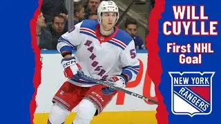 Will Cuylle #50 (New York Rangers) first NHL goal Oct 14, 2023
