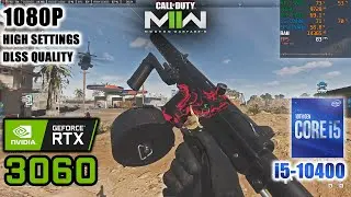 Modern Warfare 2 Ground War | RTX 3060 + i5 10400 | 1080p High Settings DLSS
