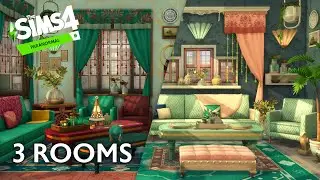 3 Paranormal Themed Rooms | The Sims 4 Paranormal Stop Motion Speed Build | No CC