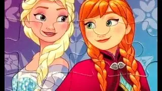 6  Puzzles of disney movie Frozen princess -Puzzles of princessElsa, princess Anna, Snowman Olaf