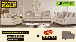 Mid-Year Sale! Stylish Stationary Sofas at Unbeatable Prices | Victoria Homestore Kenya