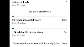 Youtube monetization Eligibility criteria #viralvideo #trendingvideo...