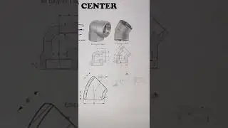 Elbow centre of Socket weld Elbow      90&deg;     45&deg;