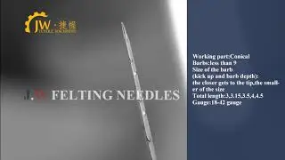 Felting Needles for Nonwoven Blanket in Felt Fabric Making Needle Punching Machine