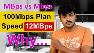 Why Internet Speed Lesser than Actual Plan Speed || MBps vs Mbps || in Telugu ||
