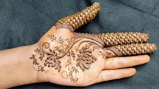 Designer pattern mehendi design  | Very Easy and Simple mehendi design | 