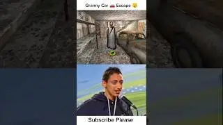 Granny Car 🚗 Escape 😯 #granny #horror #gaming #shorts