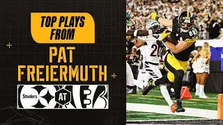 Pat Freiermuth's Top Plays from 2-TD Game at Bengals | Week 7 | Pittsburgh Steelers