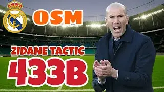 Best Tactic 433B Zidane Real Madrid | OSM 2021