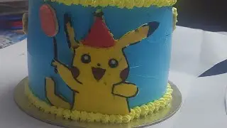 Easy Pikachu Cake Idea//Birthday Cake Design//Pokemon Character Cake // Birthday Cake for Boys