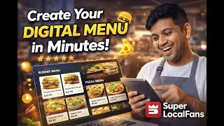 Turn Any Menu into a Smart Digital Menu | Super Local Fans
