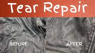 How To Repair A Tear In A Leather Jacket - Leather Jacket Dye