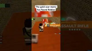 The &lsquo;Gold Scar&rsquo; Meme Has Found Roblox