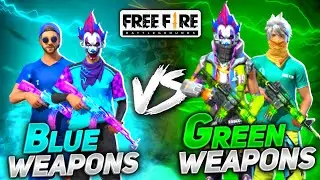 BLUE WEAPONS VS GREEN WEAPONS || WHICH HAS BEST ATTRIBUTES || CLASH SQUAD VERSUS || MUST WATCH ||