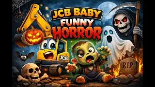 JCB Baby Funny Horror Cartoon   Scary but Funny Kids Animation