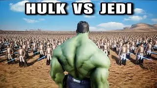 INCREDIBLE HULK VS JEDI | Ultimate Epic Battle Simulator 2 | UEBS 2