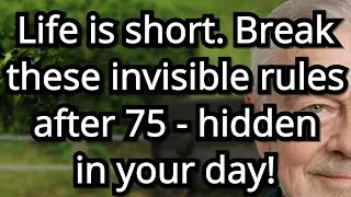 Break These Invisible Rules After 75 in Your Daily Routine for Better Health and Happiness! Seniors!