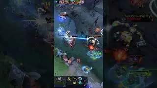 Immortal Shadow Fiend vs 3 Immortal players #dota2 #dota2highlights