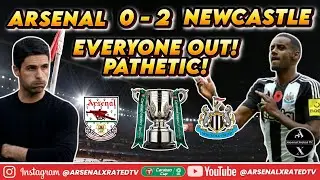 Arsenal 0- 2 Newcastle | ARTETA OUT! | KROENKE'S OUT | WIN THE DOG OUT | EVERYONE OUT