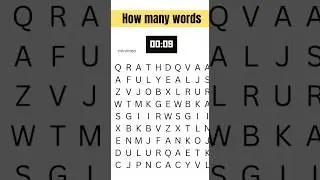 Find the hidden words #word puzzle #game #wordgames #jigsawpuzzle #hiddenwords #howmanywords #new