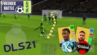R. Sterling [RAUL 100] Vs Neymar JR [MOBILE XTREME] &bull; FreeKick Battle | DLS21 #29
