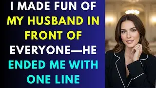 I Made Fun of My Husband in Front of Everyone&mdash;He Ended Me With One Line