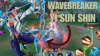 YI SUN SHIN NEW SPECIAL SKIN WAVEBREAKER IS AWESOME | Season First recharge skin | MLBB Yi Sun Shin
