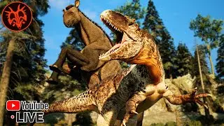 👑O NOVO RINOCERONTE-GIRAFA! SOBREVIVENCIA COMO PARACERATHERIUM - | Path of Titans | - LIVE PT-BR