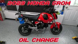 2023 Honda Grom | Oil Change | 005