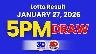 Lotto Result January 27, 2026 5PM DRAW | Lotto Result Yesterday Swertres Ez2 PCSO