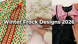 ❄️ 3 Winter Frock Design Ideas for Girls 👗✨ | Viral Styles 2026