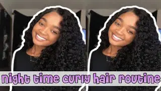 Night Time Curly Wig Routine &bull; How To Refresh Curls In The AM ft. PYTWHITCOLLECTION &bull; Call Me Kam
