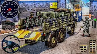 Extreme Offroad Army Truck Simulator - Military Solder Transport Jeep Driving 2024: Android GamePlay