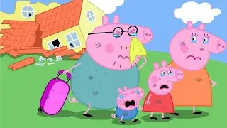 Oh No! Family Peppa Moving Away From Broken House | Peppa Pig Funny Animation