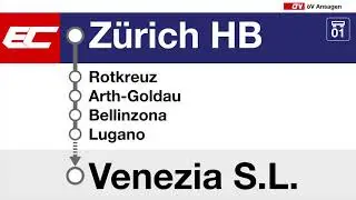 SBB Ansage &raquo; Begr&uuml;ssung im EuroCity nach Venezia Santa Lucia