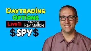 LIVE Option Day Trade of the SPY - Ray Maltbie Top 7 Insider stocks Q and A