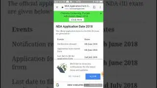 NDA online application form june 2018 last date 2nd july 2018