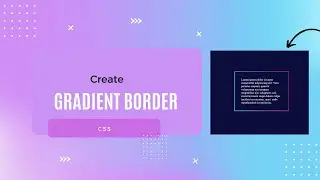 How to create a gradient border in CSS?
