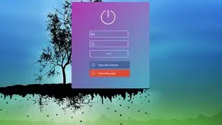 Modern Gradient UI Login  - C#,VB, Bunifu.NET