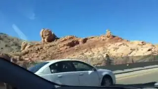 Absolutely insane drive on the I 15...through the Beaver Dam Mountains Wilderness