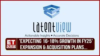 Latent View's Good Q1 Performance: Large Deal Wins, Growth Drivers Ahead | Rajan Venkatesan | ET Now