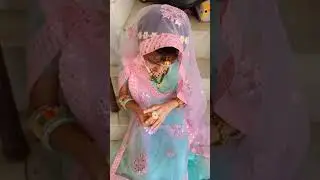 Notice last smile☺️ Rajasthani look / Divya ghamu   / instagram reel / ghamu Saran #shorts #makeover