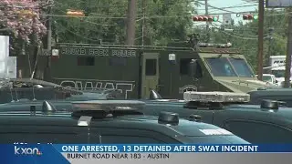 Austin police arrest 14 suspects during SWAT situation in north Austin
