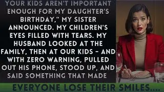 Sister Said 'Your Kids Aren't Important Enough For My Daughter's Birthday'—Then...