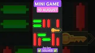 Mini Game - 10 August | #hamstercombat #minigames #crypto #art #synthwave #love #viralvideo #reels