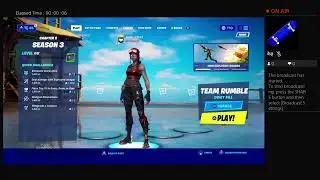 Fortnite playing live