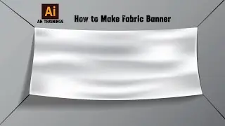 How to make a Fabric Banner in Illustrator / Adobe Illustrator Tutorial for beginners